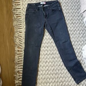 Cabi slim boyfriend gray jeans —6